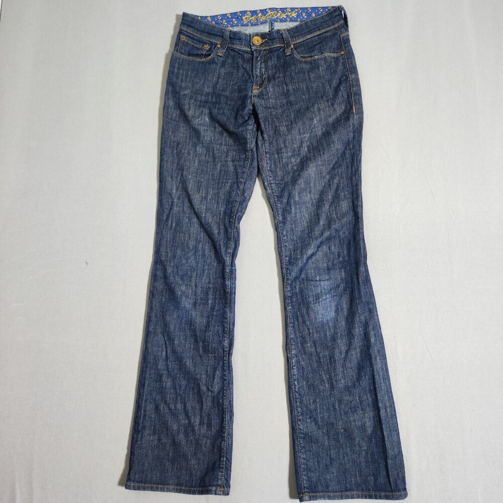 Mavi Molly Mid-rise Bootcut Jeans women's size 28/34 indigo blue mid-weight